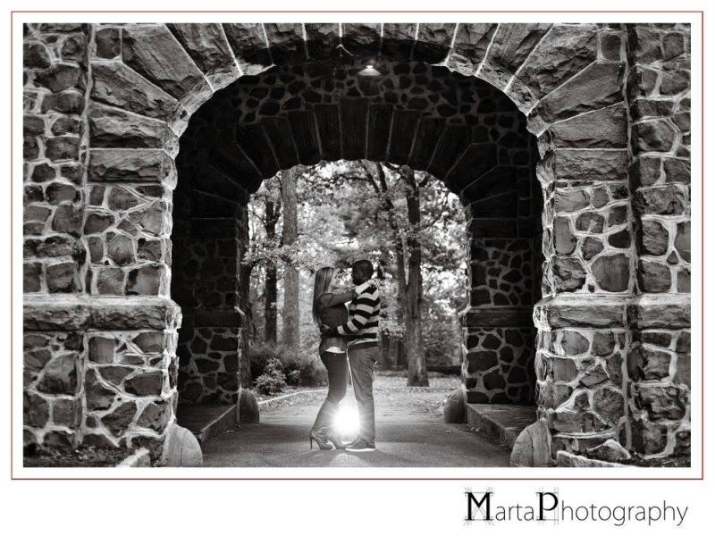 new york skyline engagement session