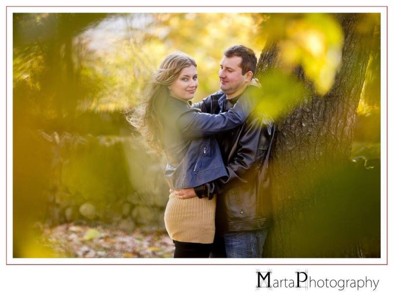 fall engagement session