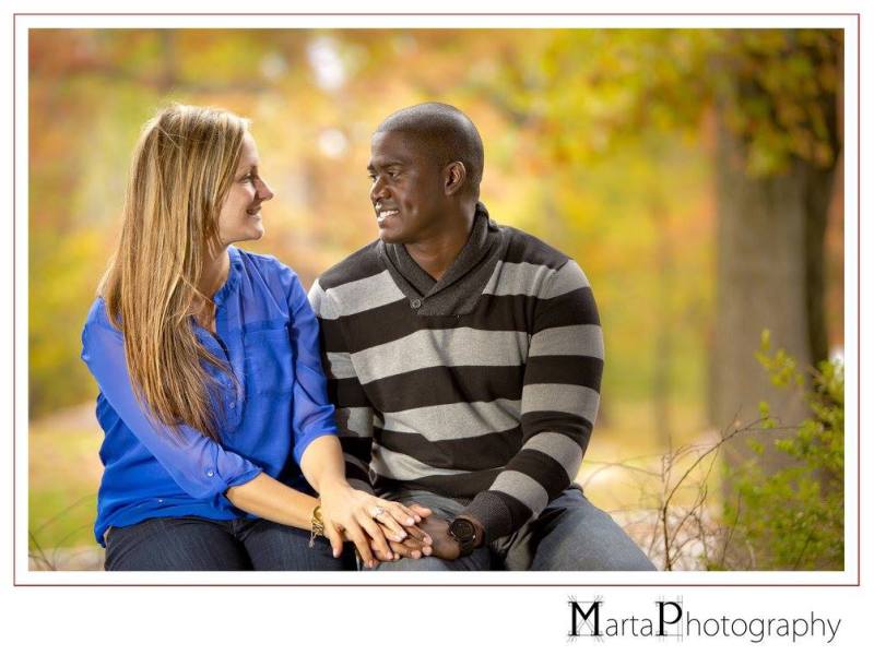 new york skyline engagement session