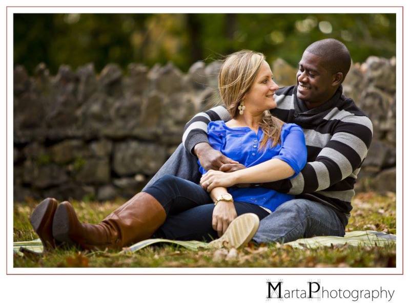 new york skyline engagement session